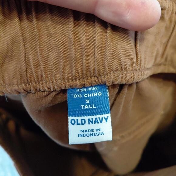 Old Navy Pants Womens Small Tall High Rise OG Chino Cargo Utility Stretch Waist - Picture 8 of 9